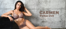Load image into Gallery viewer, Fit Fully Yours Carmen Polka Dot Underwire Bra #B2498