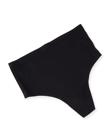Chantelle Soft Stretch High Waist Thong: Black: One Size