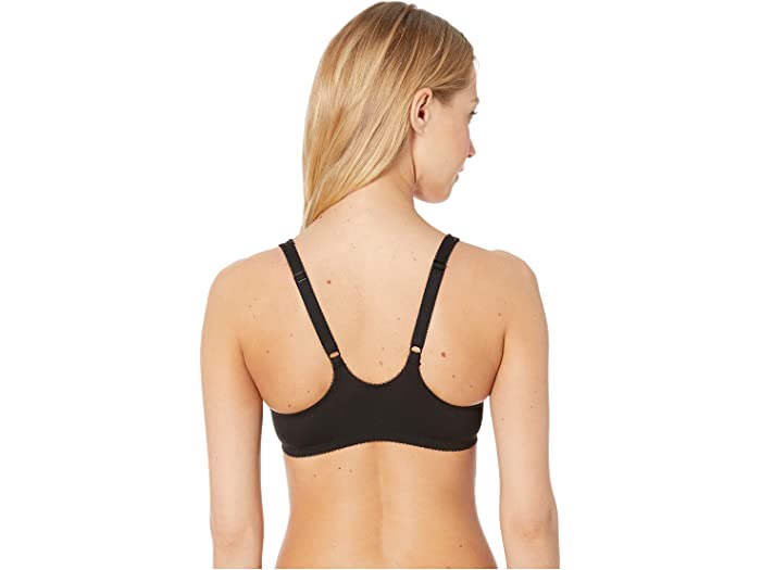 Soft Embrace Black Front Fastener Bra from Wacoal