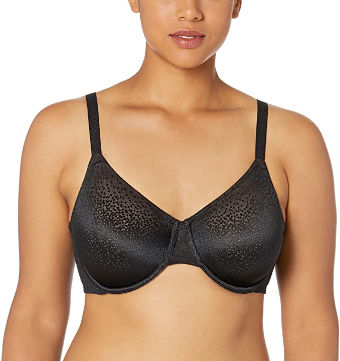 Wacoal Back Appeal Non-Padded Wired Full Coverage Full Support Everyday  Comfort Bra - Black