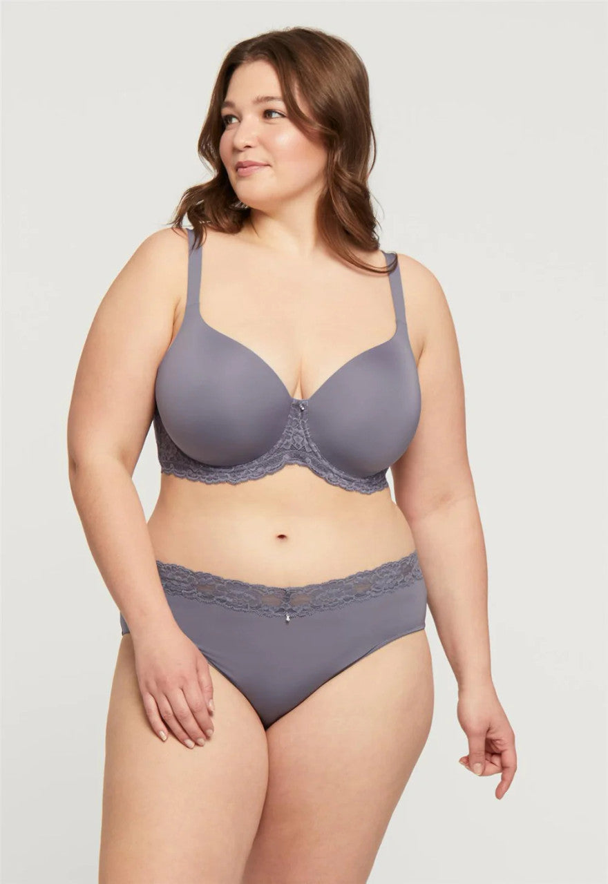 Mastectomy Bra Lace Soft Cup Size 40C Grey at  Women's Clothing store