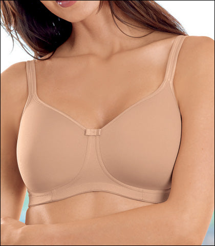 Lightly Lined Wireless Mastectomy Bra - Champagne