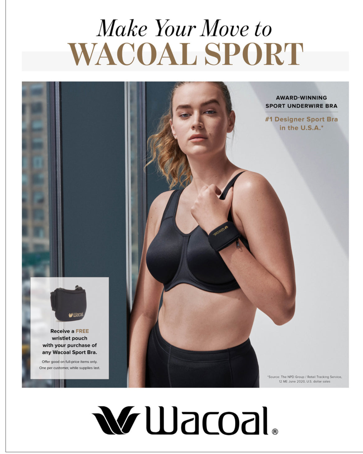 Wacoal sport bras offer the support and comfort you need for the
